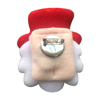 Christmas Santa Claus Light Pendant Brooch
