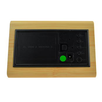 Regular Triangle Wooden Clock