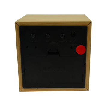 Square Wooden Clock