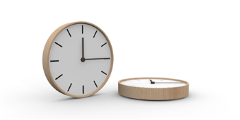Wooden Wall Clock