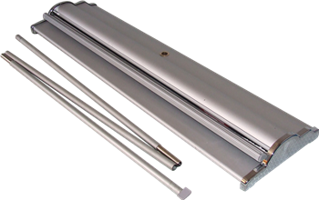 Replaceable Cassette Roll Up Banner Stand