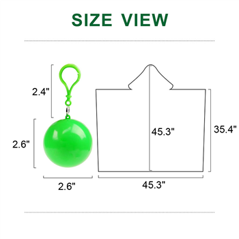 Disposable Raincoat Ball