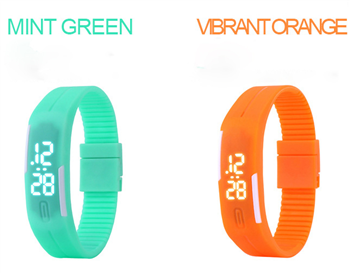 LED Silicone Sports Bracelet Watch