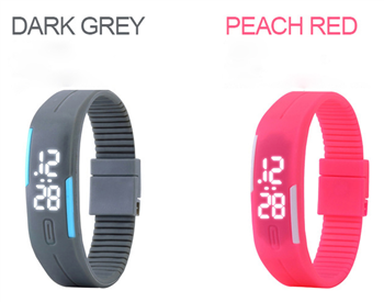 LED Silicone Sports Bracelet Watch