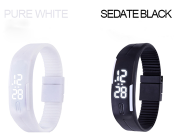 LED Silicone Sports Bracelet Watch