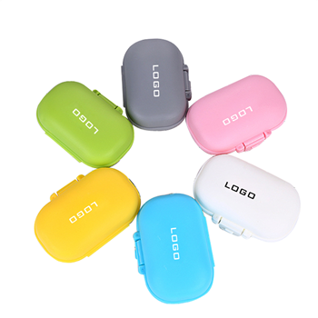 Portable Travel 4-slot Medical Pill Box