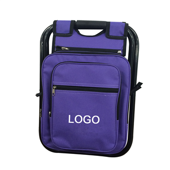 Outdoor Foldable Backpack Chair with Cooler Bag