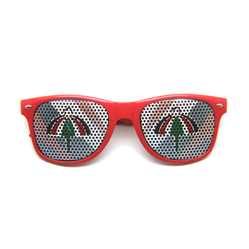 Print Pinhole Sticker Glasses