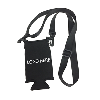 Lanyard with Neoprene Can Cooler