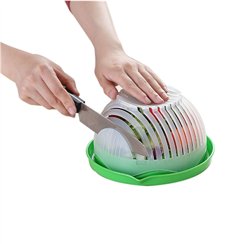 Salad Cutter Bowl with Lemon Squeezer
