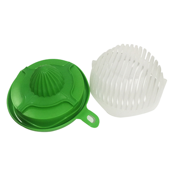 Salad Cutter Bowl with Lemon Squeezer