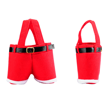 Christmas Red Santa Pants Candy Bag