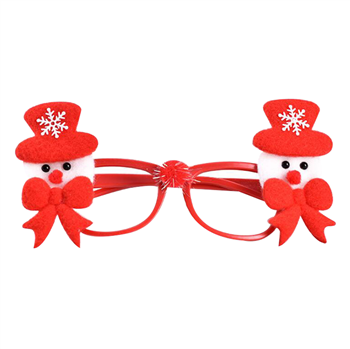 Christmas Plastic Decoration Glasses Frame