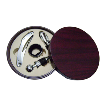 Wine Set with Leather Case