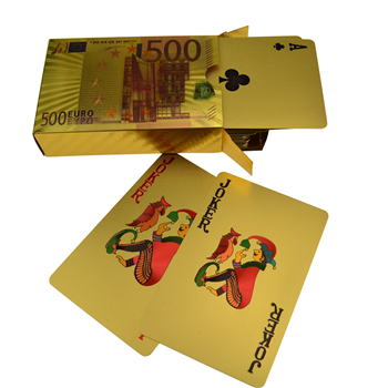 Gold Foil Playing Cards