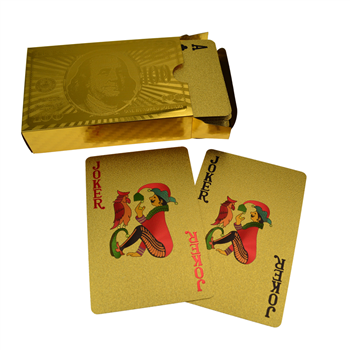 Gold Foil Playing Cards