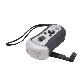 Hand Crank Emergency Radio and Led Flashlight