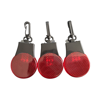 LED Reflector Whistle Key Rings