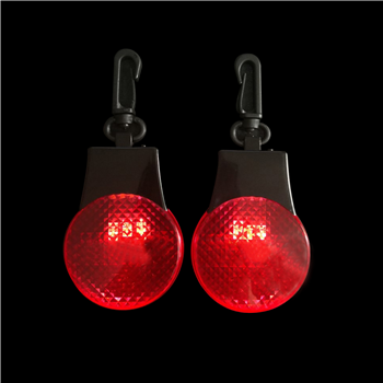 LED Reflector Whistle Key Rings