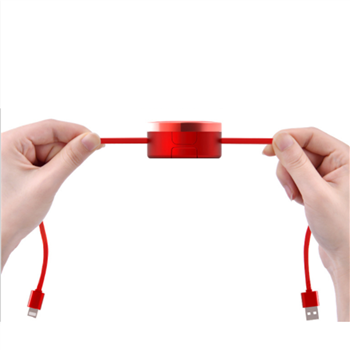 Multi-function Retractable 3 in 1 Charging Cable with Mirror