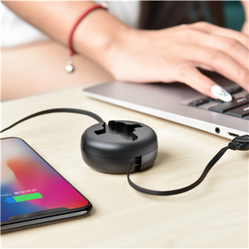 Multi-function Retractable 3 in 1 Charging Cable with phone holder