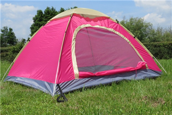Single Layer 2 Person Auto Open Capming Tent