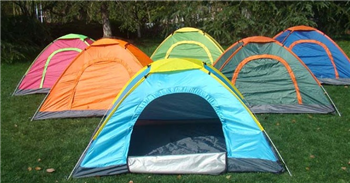 Single Layer 2 Person Auto Open Capming Tent
