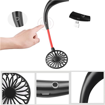 Mini USB Fan Neckband Fan Sports Fan