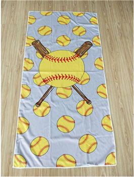 Microfiber Velour Beach Towel