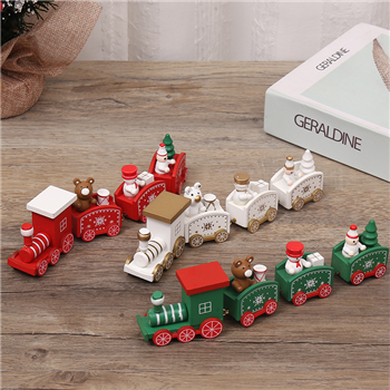 Wood Train Car Set 