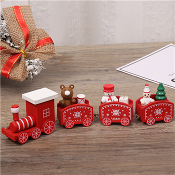 Wood Train Car Set 