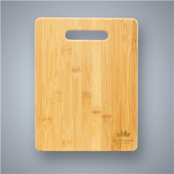 Bamboo Cutting Board with Handle Cutout Large