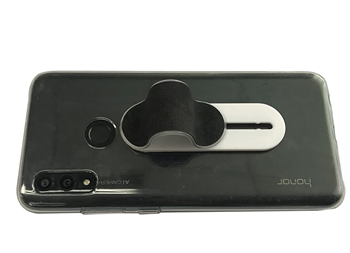 Magic Sticker Phone Holder with Denim Finish