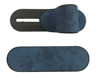 Magic Sticker Phone Holder with Denim Finish