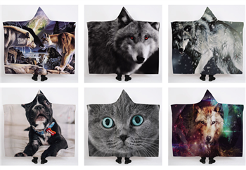 Sherpa Lined Sublimated Micro Mink Throws
