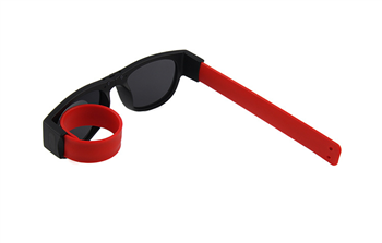 Silicone Foldable Slap Bracelet Sunglasses