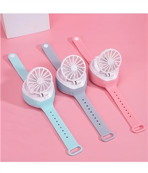 Portable USB Rechargeable Fan Watch