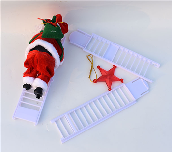 Santa Claus Climbing The Ladder Toy