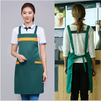 Full Length Polyster Twill Fabric Apron