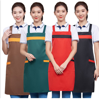 Full Length Polyster Twill Fabric Apron