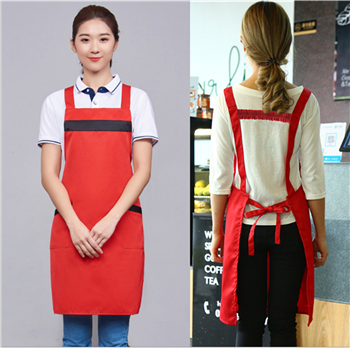 Full Length Polyster Twill Fabric Apron