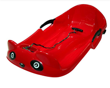 Plastic Rectangle Snow Sled for Skiing