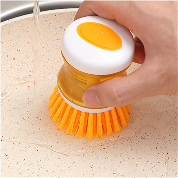 Kitchen Brush With Soap Dispenser 