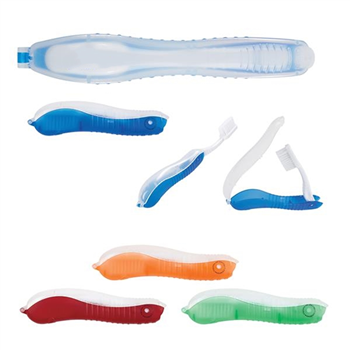 Travel Toothbrush In Folding Case
