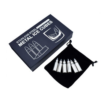 Stainless Steel Whisky Bullest  with Case