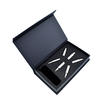 Stainless Steel Whisky Bullest  with Case