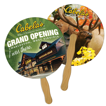 Square Hand Fan (2 Side Imprint)