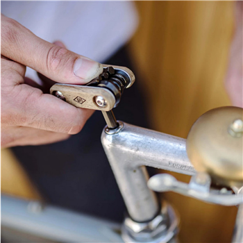 Folding Bike Tool with Wood Handle
