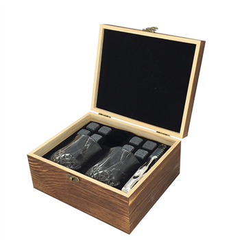 Whiskey Stones and Glass Set
