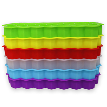 Silicone Ice Cube Tray With Lids